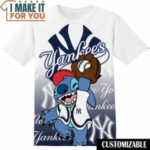 MLB New York Yankees Stitch T-Shirt, Perfect Gift for Any MLB Fan