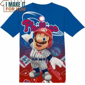 MLB Philadelphia Phillies Super Mario T-Shirt, Perfect Gift for Any MLB Fan