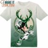 NBA Milwaukee Bucks Mickey T-Shirt, Perfect NBA Graphic Tee for Fan