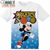NBA Philadelphia 76ers Sixers Disney Mickey T-Shirt, Perfect NBA Graphic Tee for Fan