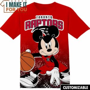 NBA Toronto Raptors Disney Mickey T-Shirt, Perfect NBA Graphic Tee for Fan