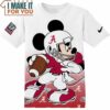 NFL Alabama Crimson Tide Mickey T-Shirt, NFL Graphic Tee for Men, Women, and Kids