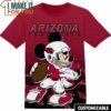 NFL Arizona Cardinals Disney Mickey T-Shirt, NFL Graphic Tee for Men, Women, and Kids