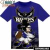 NFL Baltimore Ravens Mickey T-Shirt, NFL Graphic Tee for Men, Women, and Kids
