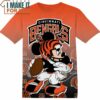 NFL Cincinnati Bengals Mickey T-Shirt, NFL Graphic Tee for Men, Women, and Kids