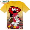 NFL Kansas City Chiefs Mickey T-Shirt, NFL Graphic Tee for Men, Women, and Kids