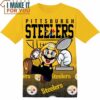 NFL Pittsburgh Steelers Super Mario T-Shirt, NFL Graphic Tee for Men, Women, and Kids