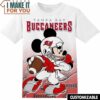 NFL Tampa Bay Buccaneers Mickey T-Shirt, NFL Graphic Tee for Men, Women, and Kids