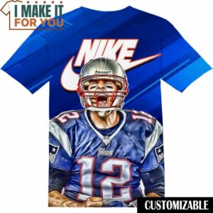 NFL Tom Brady Shirt Nike T-Shirt, NFL Graphic Tee for Men, Women, and Kids