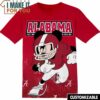 NCAA Alabama Crimson Tide Mickey T-Shirt, NCAA Shirt for Sports Fan