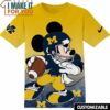 NCAA Football Michigan Wolverines Mickey T-Shirt, NCAA Shirt for Sports Fan