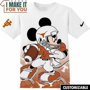NCAA Football Texas Longhorns Mickey T-Shirt, NCAA Shirt for Sports Fan