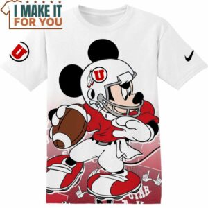 NCAA Utah Utes football Mickey T-Shirt, NCAA Shirt for Sports Fan