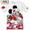 NCAA Wisconsin Badgers Mickey T-Shirt, NCAA Shirt for Sports Fan