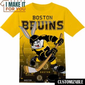 NHL Boston Bruins Bugs Bunny T-Shirt, Unique Gifts for NHL Fans