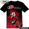 NHL Carolina Hurricanes Mickey T-Shirt, Unique Gifts for NHL Fans