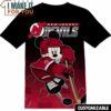 NHL New Jersey Devils Mickey T-Shirt, Unique Gifts for NHL Fans