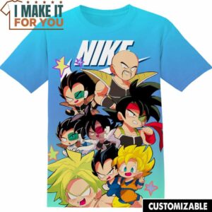 Dragon Ball Baby Version Nike T-Shirt, Nike Graphic Tee for Die-Hard Fans Dragon Ball Baby Version Nike T-Shirt, Nike Graphic Tee for Die-Hard Fans