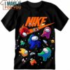 Gaming Among Us Nike T-Shirt, Nike Graphic Tee for Die-Hard Fans