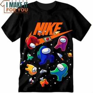 Gaming Among Us Nike T-Shirt, Nike Graphic Tee for Die-Hard Fans