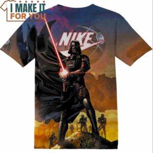 Gift For Darth Vader Star War Movie Lover Nike Shirt, Nike Graphic Tee for Die-Hard Fans
