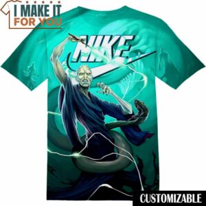 Harry Potter Voldemort Nike T-Shirt, Nike Graphic Tee for Die-Hard Fans