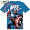 Marvel Captain America Nike T-Shirt, Nike Graphic Tee for Die-Hard Fans