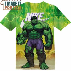 Marvel Hulk Nike T-Shirt, Nike Graphic Tee for Die-Hard Fans