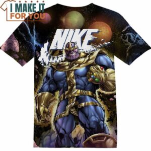 Marvel Thanos Nike T-Shirt, Nike Graphic Tee for Die-Hard Fans