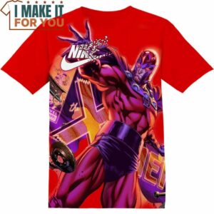 Marvel Xmen Magneto Nike T-Shirt, Nike Graphic Tee for Die-Hard Fans