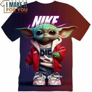 Star War Gift For Baby Yoda Nike T-Shirt, Nike Graphic Tee for Die-Hard Fans