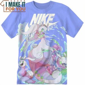 Goodra Pokemon Nike T-Shirt, Nike Graphic Tee for Die-Hard Fans