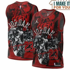 GOAT Jordan 23 Chicago Bulls Signed Basketball Jersey, The Ultimate Gift for Any Jordan Fan