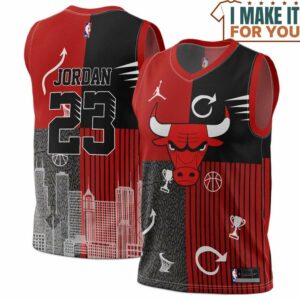Jordan 23 Chicago Bulls Classic Basketball Jersey, The Ultimate Gift for Any Jordan Fan Jordan 23 Chicago Bulls Classic Basketball Jersey, The Ultimate Gift for Any Jordan Fan
