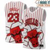 Jordan 23 Chicago Bulls Retro White Basketball Jersey, The Ultimate Gift for Any Jordan Fan