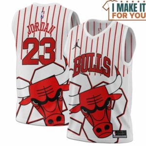 Jordan 23 Chicago Bulls Retro White Basketball Jersey, The Ultimate Gift for Any Jordan Fan