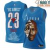 Michael Jordan 23 Chicago Bulls His Airnress Blue Basketball Jersey, The Ultimate Gift for Any Jordan Fan