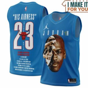 Michael Jordan 23 Chicago Bulls His Airnress Blue Basketball Jersey, The Ultimate Gift for Any Jordan Fan Michael Jordan 23 Chicago Bulls His Airnress Blue Basketball Jersey, The Ultimate Gift for Any Jordan Fan