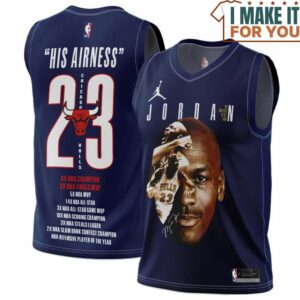 Michael Jordan 23 Chicago Bulls His Airnress Navi Basketball Jersey, The Ultimate Gift for Any Jordan Fan Michael Jordan 23 Chicago Bulls His Airnress Navi Basketball Jersey, The Ultimate Gift for Any Jordan Fan