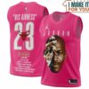 Michael Jordan 23 Chicago Bulls His Airnress Pink Basketball Jersey, The Ultimate Gift for Any Jordan Fan