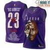 Michael Jordan 23 Chicago Bulls His Airnress Purple Basketball Jersey, The Ultimate Gift for Any Jordan Fan