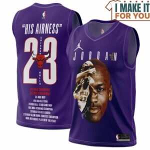 Michael Jordan 23 Chicago Bulls His Airnress Purple Basketball Jersey, The Ultimate Gift for Any Jordan Fan Michael Jordan 23 Chicago Bulls His Airnress Purple Basketball Jersey, The Ultimate Gift for Any Jordan Fan