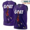 Michael Jordan GOAT 23 Chicago Bulls Purple Basketball Jersey, The Ultimate Gift for Any Jordan Fan