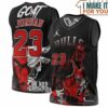 Michael Jordan GOAT 23 Chicago Bulls Robo Basketball Jersey, The Ultimate Gift for Any Jordan Fan