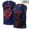 Michael Jordan GOAT 23 Chicago Bulls Signed Wizards Navi Basketball Jersey, The Ultimate Gift for Any Jordan Fan