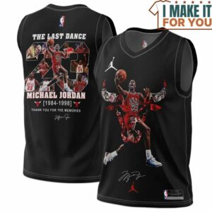 Michael Jordan The Last Dance 23 Chicago Bulls Signed Black Basketball Jersey, The Ultimate Gift for Any Jordan Fan