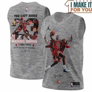 Michael Jordan The Last Dance 23 Chicago Bulls Signed Gray Basketball Jersey, The Ultimate Gift for Any Jordan Fan