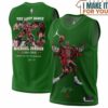 Michael Jordan The Last Dance 23 Chicago Bulls Signed Green Basketball Jersey, The Ultimate Gift for Any Jordan Fan