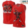 Michael Jordan The Last Dance 23 Chicago Bulls Signed Red Basketball Jersey, The Ultimate Gift for Any Jordan Fan
