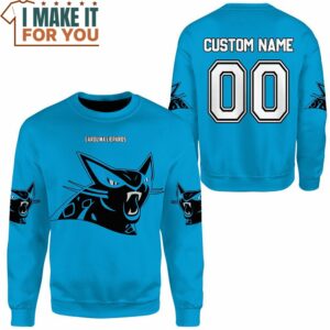 NFL Pokemon Carolina Liepards Custom Name Sweatshirt Top Pokemon Gifts for Adults 2
